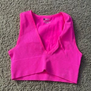 Hot Pink Crop Top